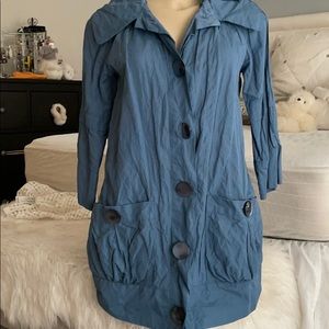 MAC & JAC PAPERBAG JACKET BLUE. FUN!!! Wow